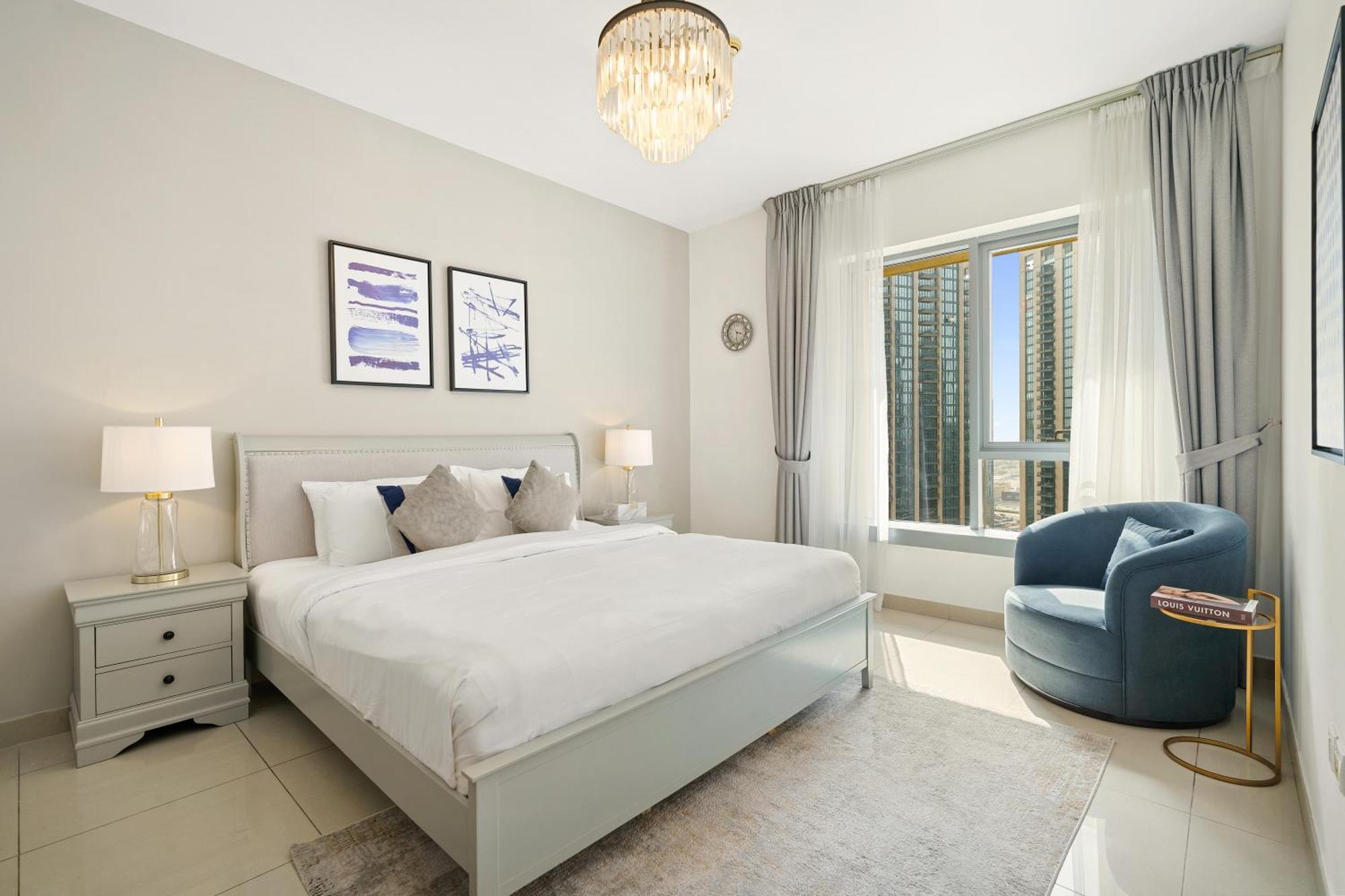 New! Luxury 3Bedroom With Spectacular Burj Views Downtown Дубай Экстерьер фото