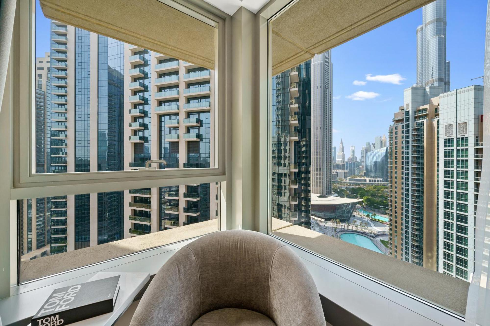 New! Luxury 3Bedroom With Spectacular Burj Views Downtown Дубай Экстерьер фото